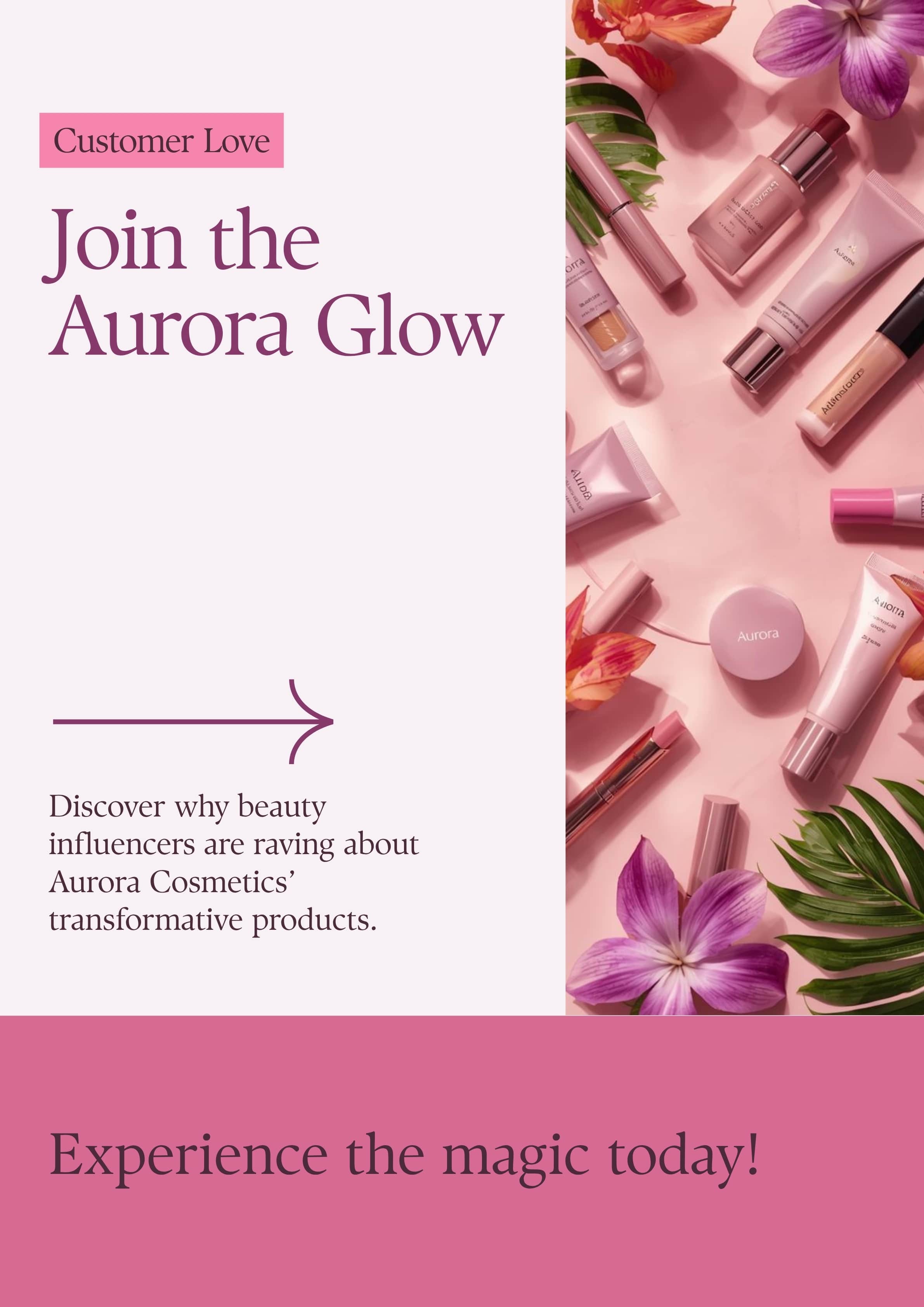 Aurora Cosmetics Campaign Visual 2